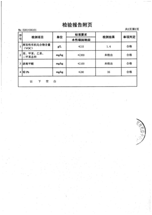 墙固检验报告