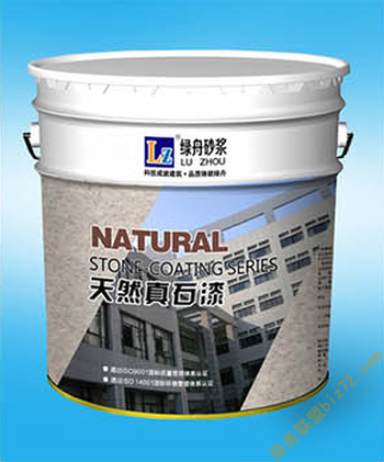 真石漆大量胶落的原因分析