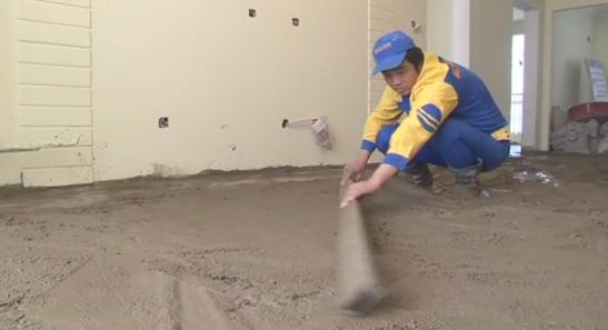 地面粗找平砂浆系统施工工艺