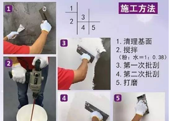 腻子粉掉粉严重如何处理?