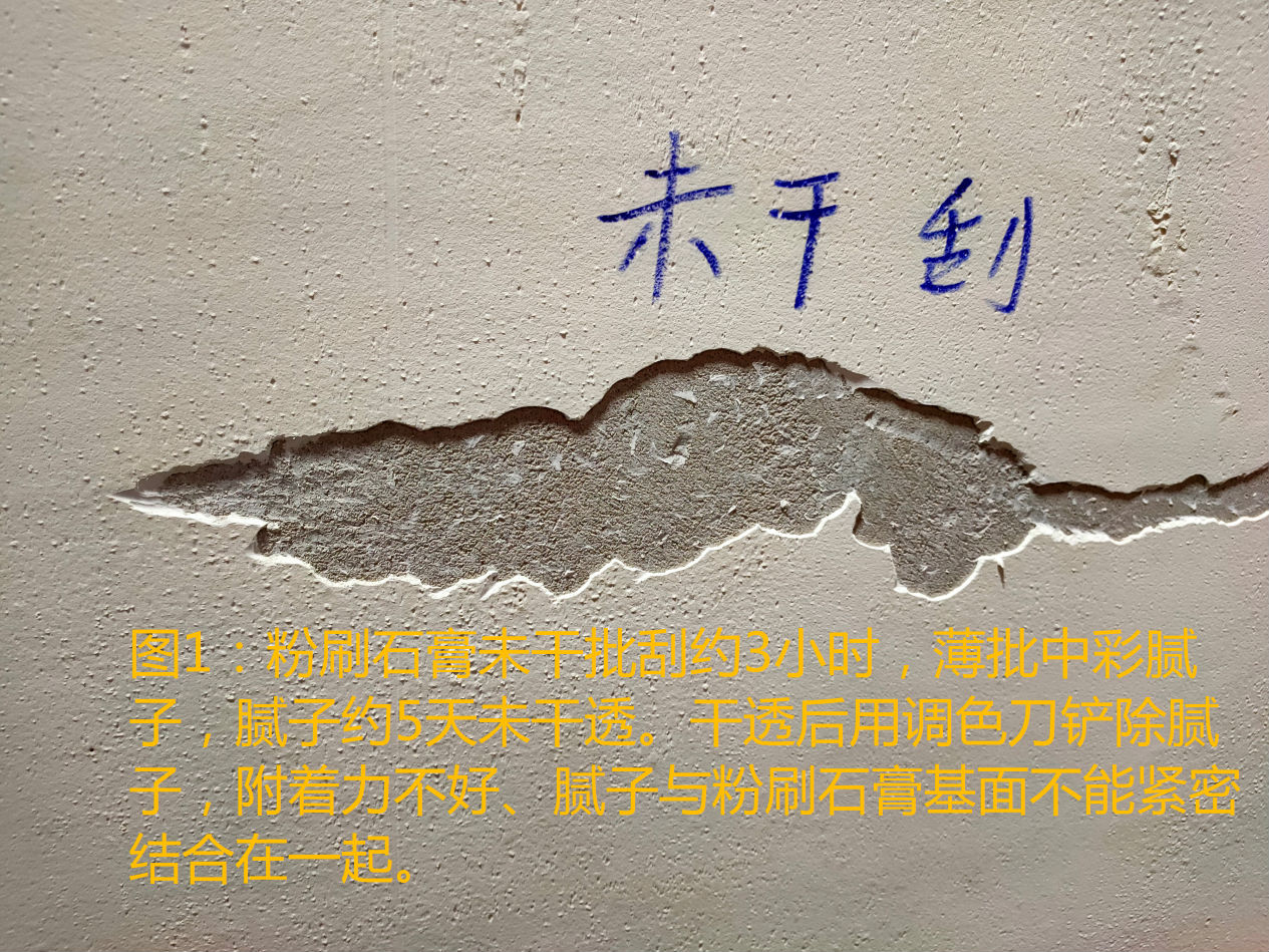 粉刷石膏基面批刮腻子粉彩色施工