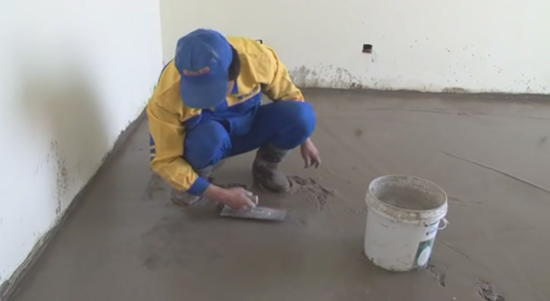 地面粗找平砂浆系统施工工艺