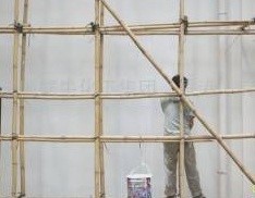 绿舟弹性质感涂料施工